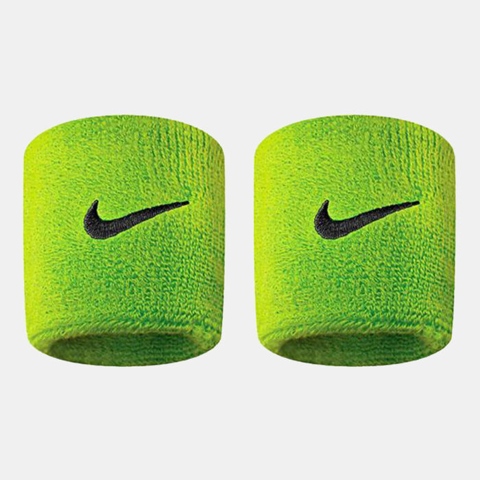 Nike Swoosh Tennis Wristbands (2 Pack) Black Nike Swoosh Tennis Wristbands (2 Pack) Black image number 0