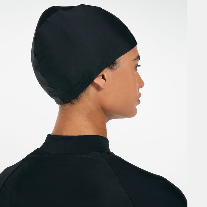 adidas Women's 3-Stripes Swimming Hijab Black image number 4