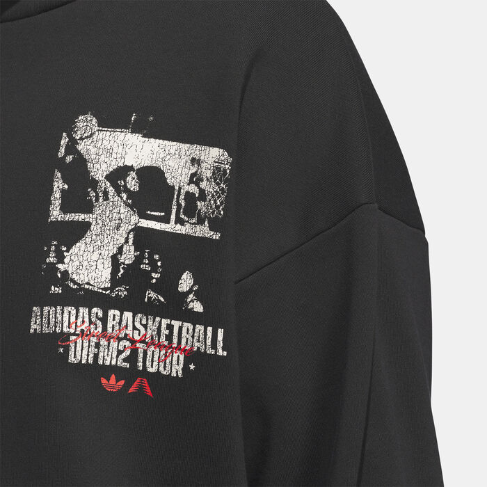 adidas Men's A.E. Graphic Hoodie Black adidas Men's A.E. Graphic Hoodie Black image number 4