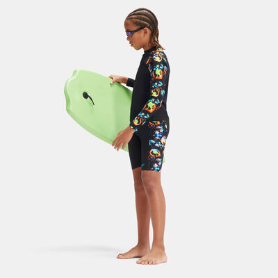 Speedo Kids' Digital Panel Swimming Jammers Black