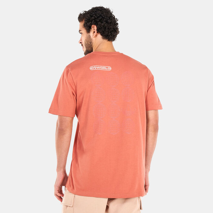 adidas Originals Men's Graphic Ozworld T-Shirt Red adidas Originals Men's Graphic Ozworld T-Shirt Red image number 1