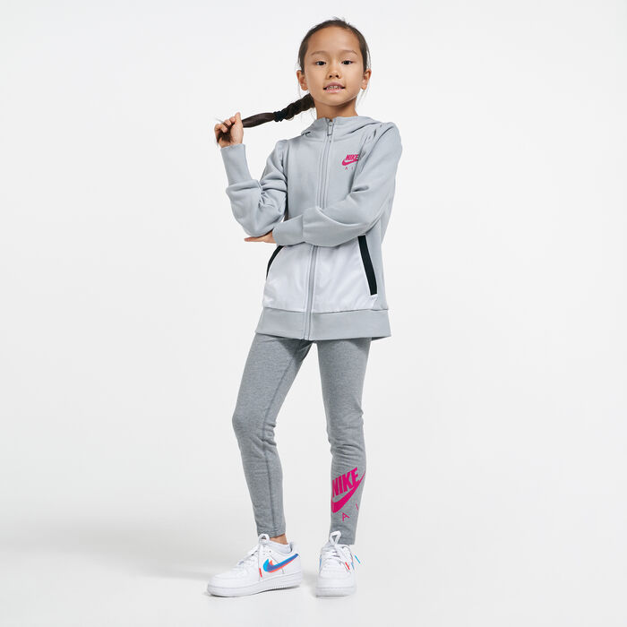 Nike Kids' Sportswear Air French Terry Hoodie Grey Nike Kids' Sportswear Air French Terry Hoodie Grey image number 2