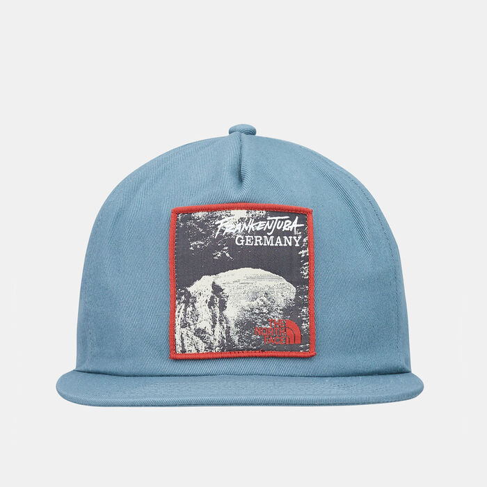 The North Face Embroidered Earthscape Ball Cap Blue The North Face Embroidered Earthscape Ball Cap Blue image number 0