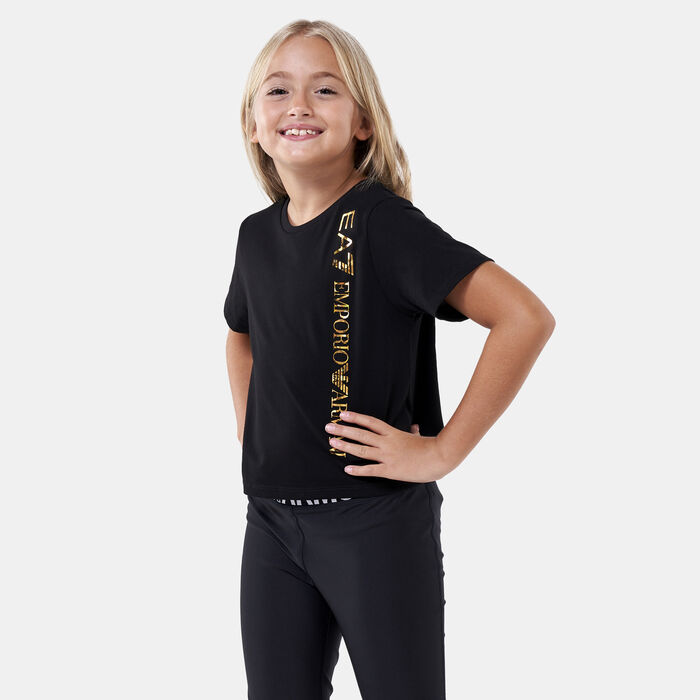 EA7 Emporio Armani Kids' Training T-Shirt Black EA7 Emporio Armani Kids' Training T-Shirt Black image number 0