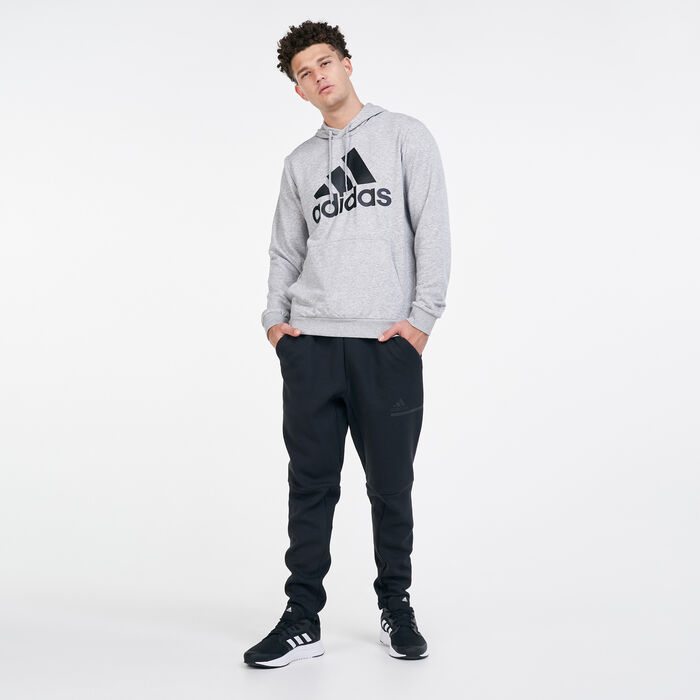 adidas Men's Essentials Big Logo Hoodie Grey image number 2
