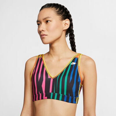 Nike Women's Sportswear Indy Graphic Sports Bra Black Nike Women's Sportswear Indy Graphic Sports Bra Black