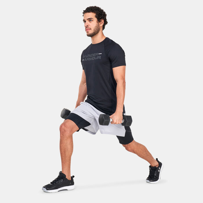 Under Armour Men's UA Launch 5-Inch 2-in-1 Shorts Grey Under Armour Men's UA Launch 5-Inch 2-in-1 Shorts Grey image number 2