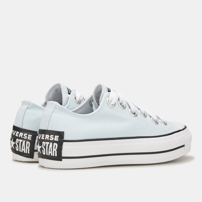 Converse Women's Chuck Taylor All Star Lift Shoes Blue Converse Women's Chuck Taylor All Star Lift Shoes Blue image number 2