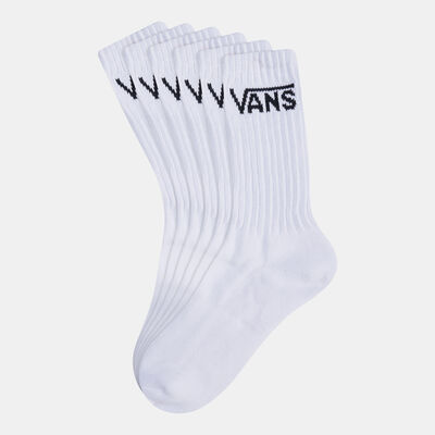 Vans Kids' Checkerboard Classic Slip-On Shoe (Younger Kids) White