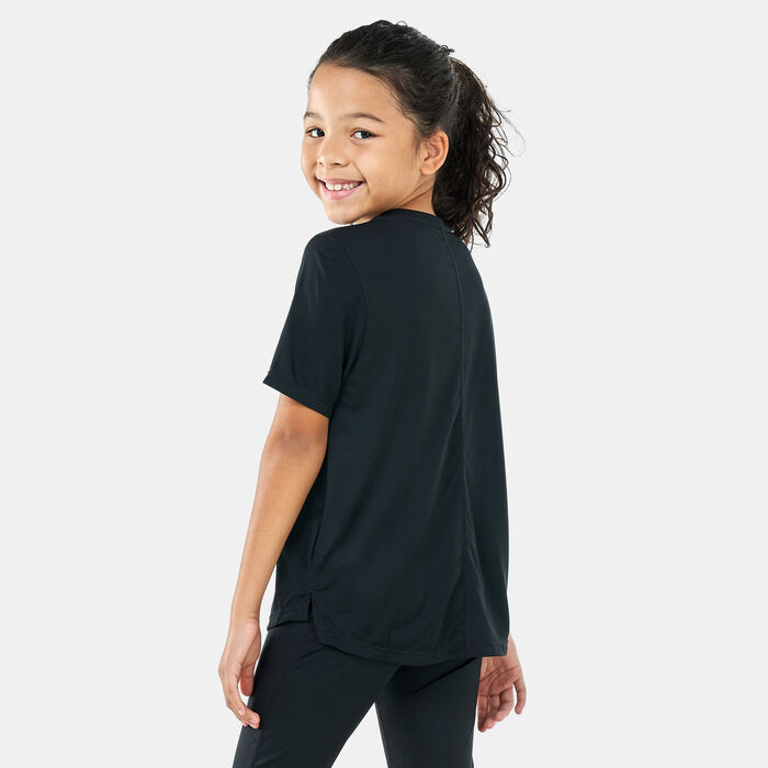 Nike Kids' Dri-FIT One Graphic T-Shirt Black Nike Kids' Dri-FIT One Graphic T-Shirt Black image number 1