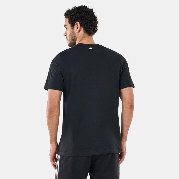 adidas Men's Future Icons Three Bar T-Shirt Black image number 1