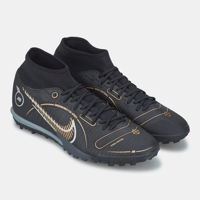 Nike Men's Mercurial Superfly 8 Academy Turf Ground Football Shoe White Nike Men's Mercurial Superfly 8 Academy Turf Ground Football Shoe White image number 2