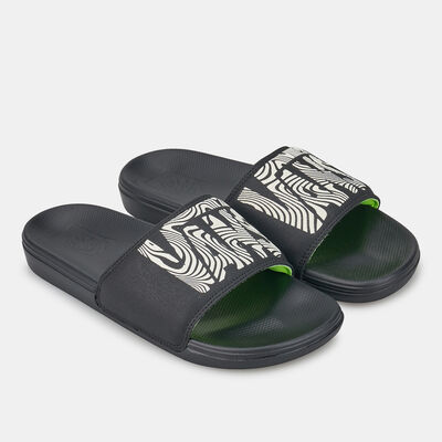 Vans Trippy Grain LA Costa Unisex Slides Black Vans Trippy Grain LA Costa Unisex Slides Black