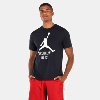 Jordan Men's Brooklyn Nets Essential NBA T-Shirt Black