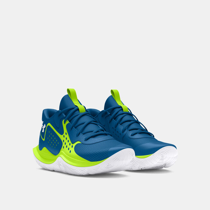 Under Armour Kids' UA Jet 23 Basketball Shoes Blue image number 2
