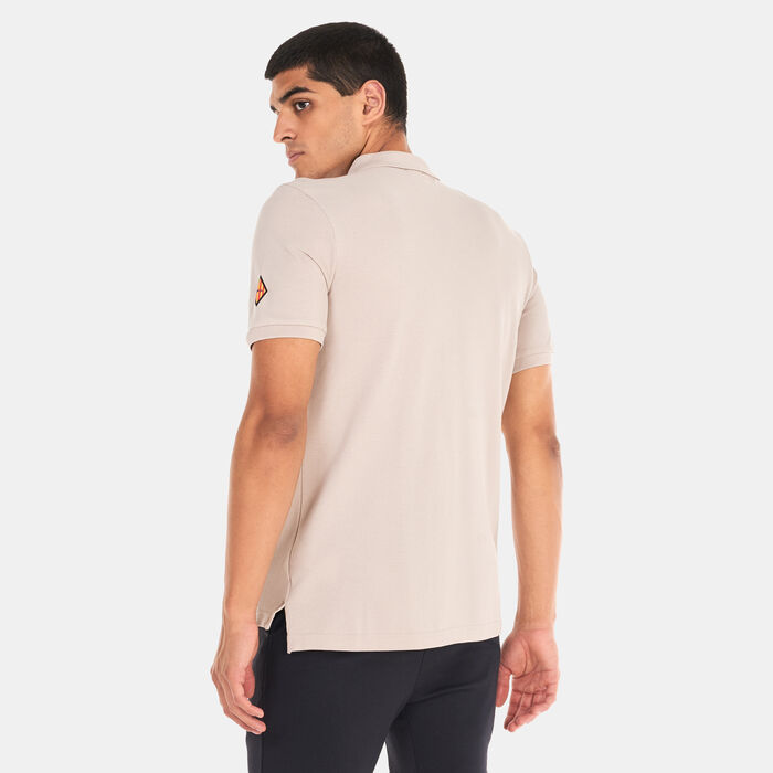 Nike Men's F.C. Barcelona Polo Shirt Beige Nike Men's F.C. Barcelona Polo Shirt Beige image number 1