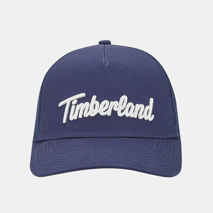 Timberland Men's 3D Logo Trucker Cap Blue image number 0