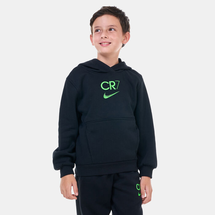 Nike Kids' Cristiano Ronaldo CR7 Club Fleece Hoodie (Older Kids) Black Nike Kids' Cristiano Ronaldo CR7 Club Fleece Hoodie (Older Kids) Black image number 0