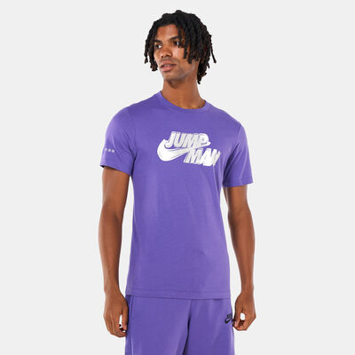 Jordan Men's Jumpman Graphic T-Shirt Purple