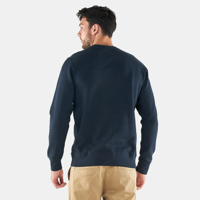 Timberland Men's Chest Logo Sweatshirt Blue Timberland Men's Chest Logo Sweatshirt Blue