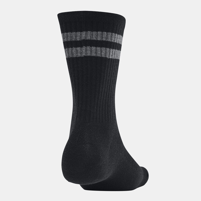 Under Armour Essential Training Crew Socks (6 Pairs) Black Under Armour Essential Training Crew Socks (6 Pairs) Black image number 2