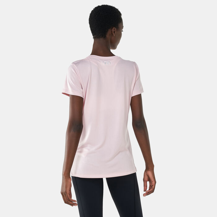 Under Armour Women's Tech SSC T-Shirt Pink Under Armour Women's Tech SSC T-Shirt Pink image number 1