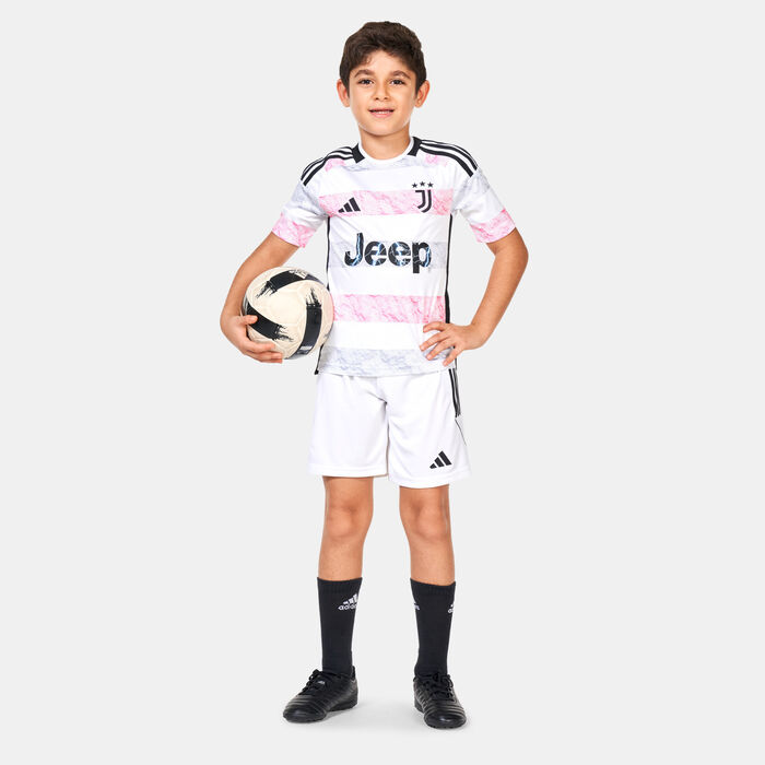 adidas Kids' Juventus Away Jersey - 2023/24 White adidas Kids' Juventus Away Jersey - 2023/24 White image number 2