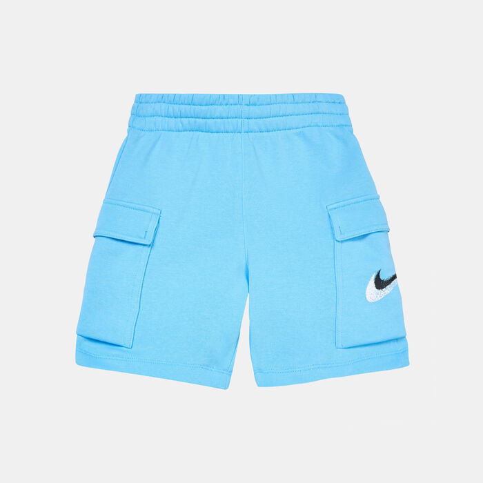 Nike Kids' Sportswear Fleece Shorts (Older Kids) Blue Nike Kids' Sportswear Fleece Shorts (Older Kids) Blue image number 0