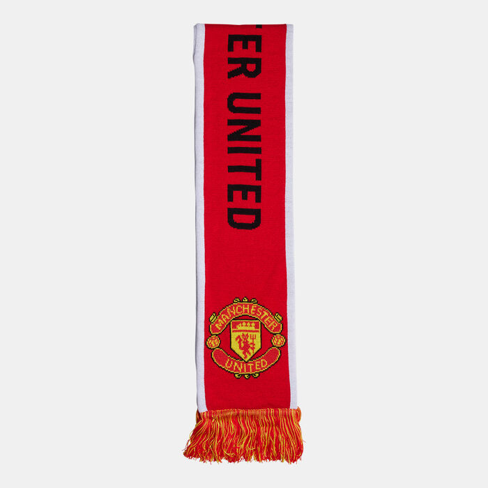 adidas Men's Manchester United Scarf Red adidas Men's Manchester United Scarf Red image number 0