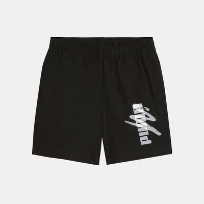 PUMA Kids' ESS+ Logo Lab Woven Shorts Black