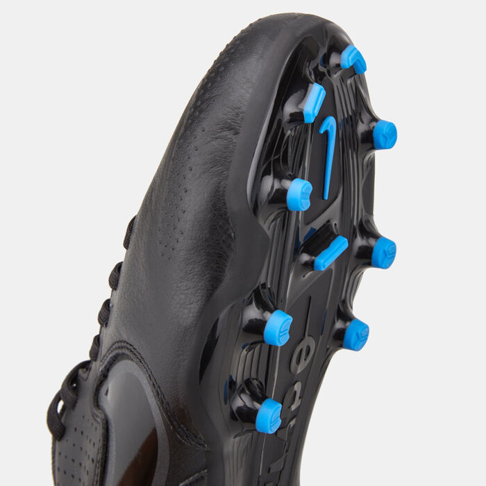 Nike Kids' Tiempo Legend 9 Academy Firm Ground Football Shoe Black image number 4