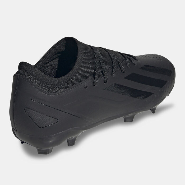adidas Men's X CRAZYFAST.3 Firm Ground Football Shoe Black image number 2