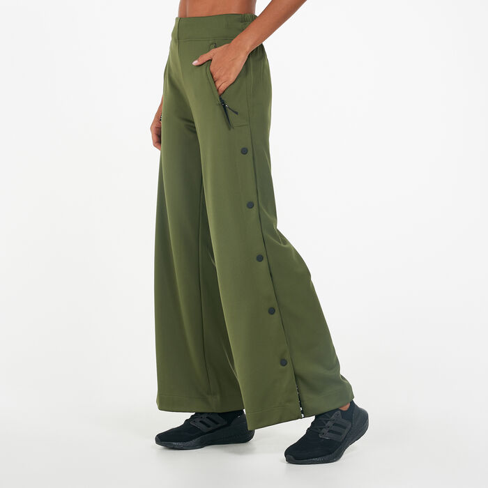 adidas Women's Karlie Kloss Flared Pants Green adidas Women's Karlie Kloss Flared Pants Green image number 0