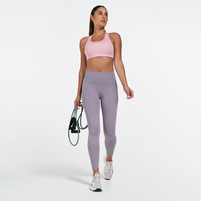 Nike Women's 1-Piece Pad Sports Bra Pink Nike Women's 1-Piece Pad Sports Bra Pink image number 2