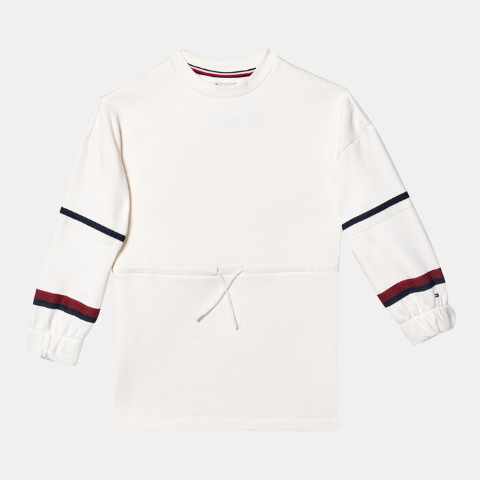 Tommy Hilfiger Kids' Global Stripe Sweater Dress White Tommy Hilfiger Kids' Global Stripe Sweater Dress White image number 0