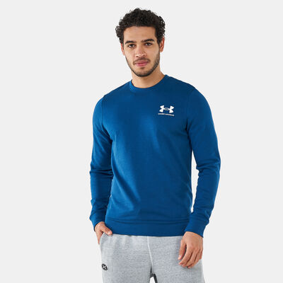 Under Armour Men's UA Rival Terry LC Sweatshirt Blue Under Armour Men's UA Rival Terry LC Sweatshirt Blue