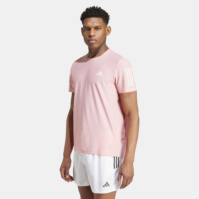 adidas Men's Own the Run T-Shirt Pink image number 0