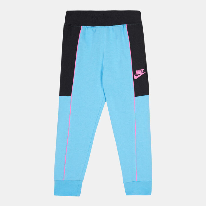 Nike Kids' Sportswear Real Fleece Joggers (Younger Kids) Blue Nike Kids' Sportswear Real Fleece Joggers (Younger Kids) Blue image number 0