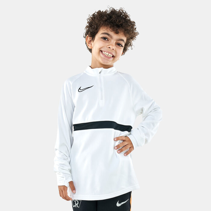 Nike Kids' Dri-FIT Academy Drill Top White Nike Kids' Dri-FIT Academy Drill Top White image number 0