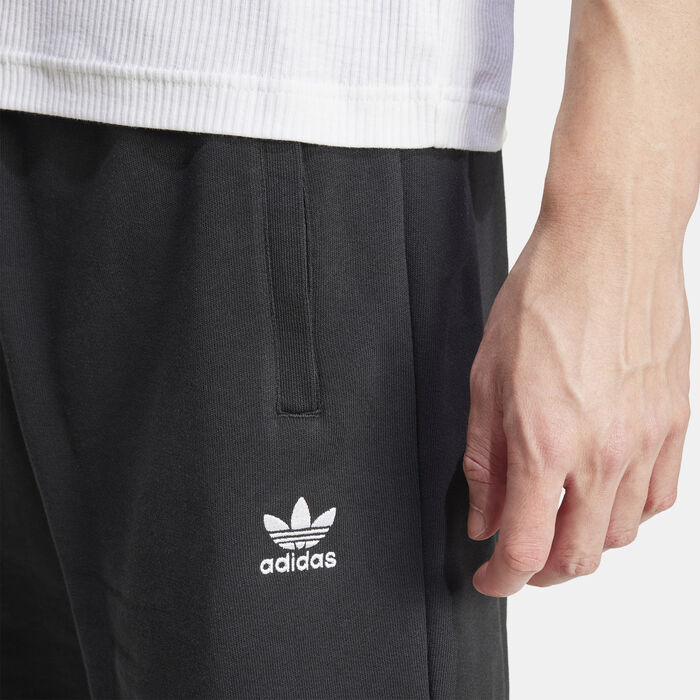 adidas Originals Men's Essentials Trefoil Shorts Black image number 3
