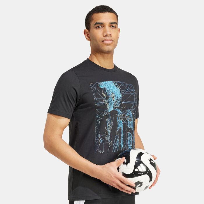 adidas Men's Messi Graphic T-Shirt Black adidas Men's Messi Graphic T-Shirt Black image number 2