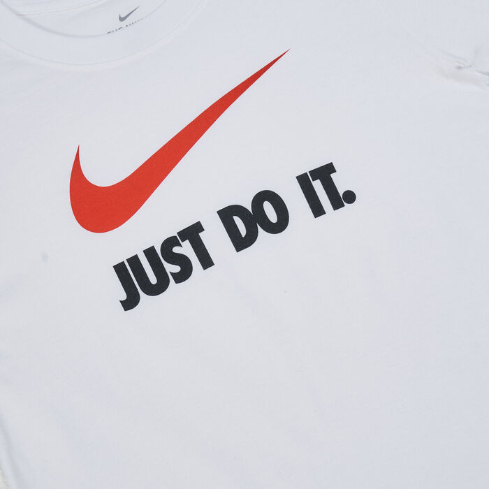 Nike Kids' Sportswear Just Do It T-Shirt (Older Kids) White Nike Kids' Sportswear Just Do It T-Shirt (Older Kids) White image number 2