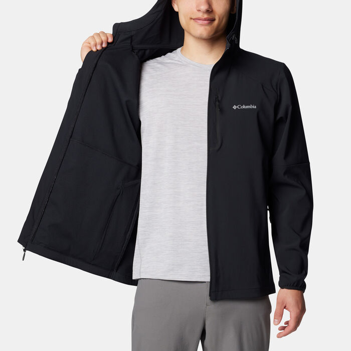 Columbia Men's Tech Softshell Hoodie Black image number 3