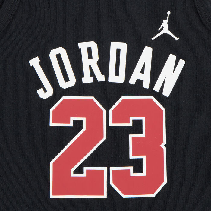 Jordan Kids' Air 23 Bodysuit (Baby and Toddler) Black Jordan Kids' Air 23 Bodysuit (Baby and Toddler) Black image number 4