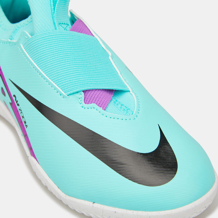 Nike Kids' Mercurial Vapor 15 Academy Indoor Court Football Shoes (Younger and Older Kids) Green Nike Kids' Mercurial Vapor 15 Academy Indoor Court Football Shoes (Younger and Older Kids) Green image number 4