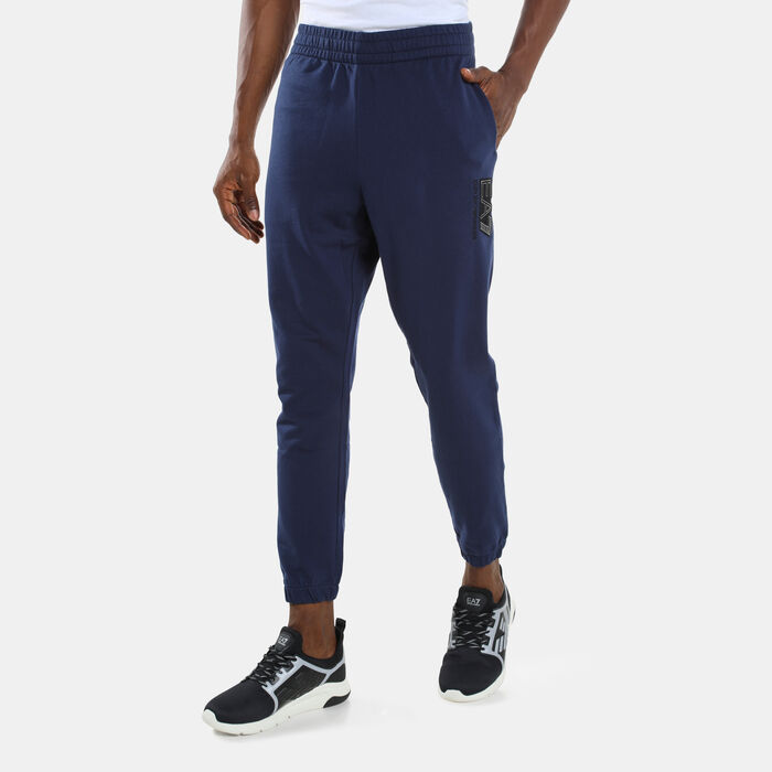 EA7 Emporio Armani Men's Train Logo Series Pants Blue EA7 Emporio Armani Men's Train Logo Series Pants Blue image number 0