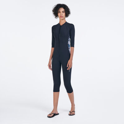 COEGA Women's 3/4 SlimKini One-Piece Swimsuit Black COEGA Women's 3/4 SlimKini One-Piece Swimsuit Black