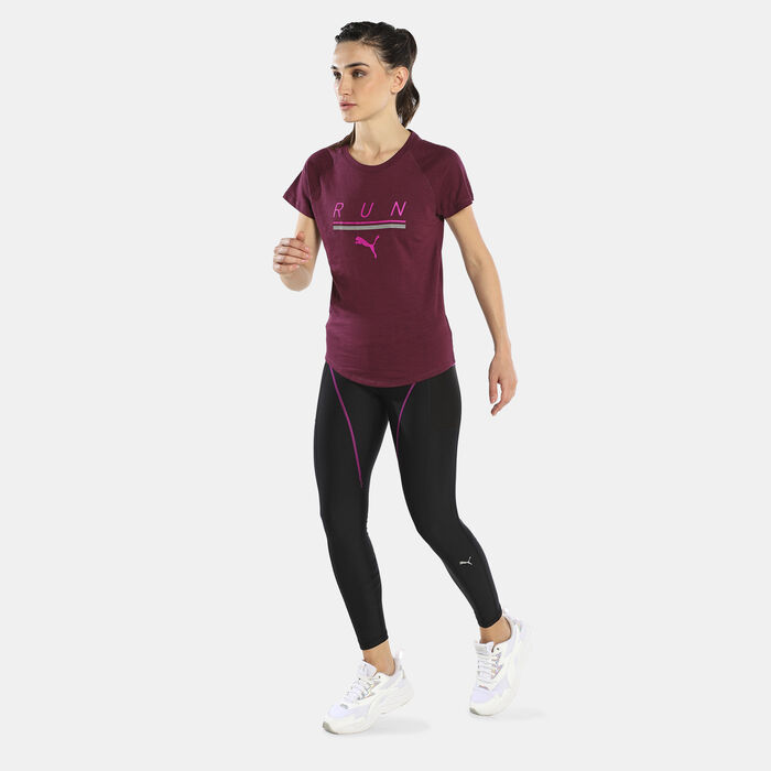 PUMA Women's Run Marathon High Waist Full Length Leggings Black image number 2