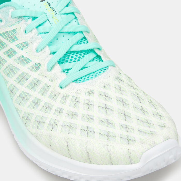 Under Armour Men's UA FLOW Velociti Wind 2 Shoe Green image number 4