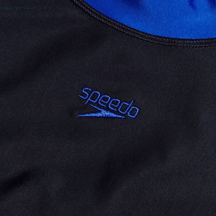 Speedo Kids' Colourblock Rashguard and Jammers Set Black image number 2